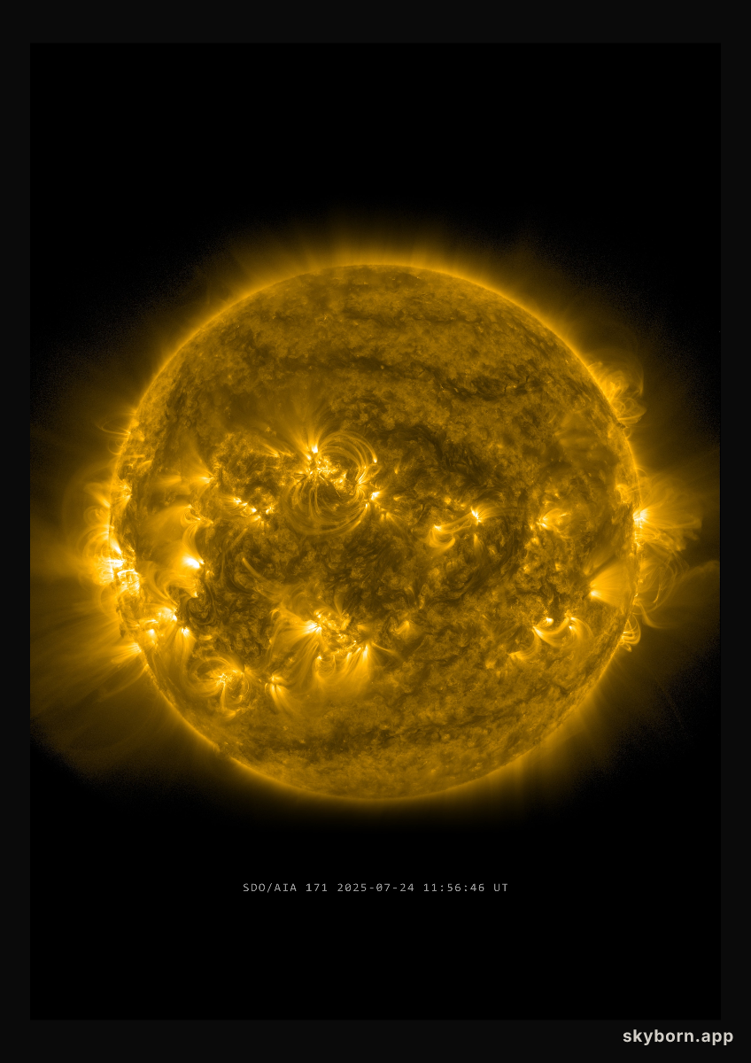 The Sun on 24 July 2025