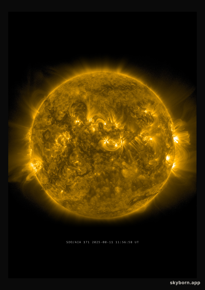 The Sun on 11 August 2025
