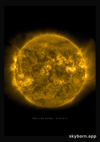 The Sun on 13 August 2025