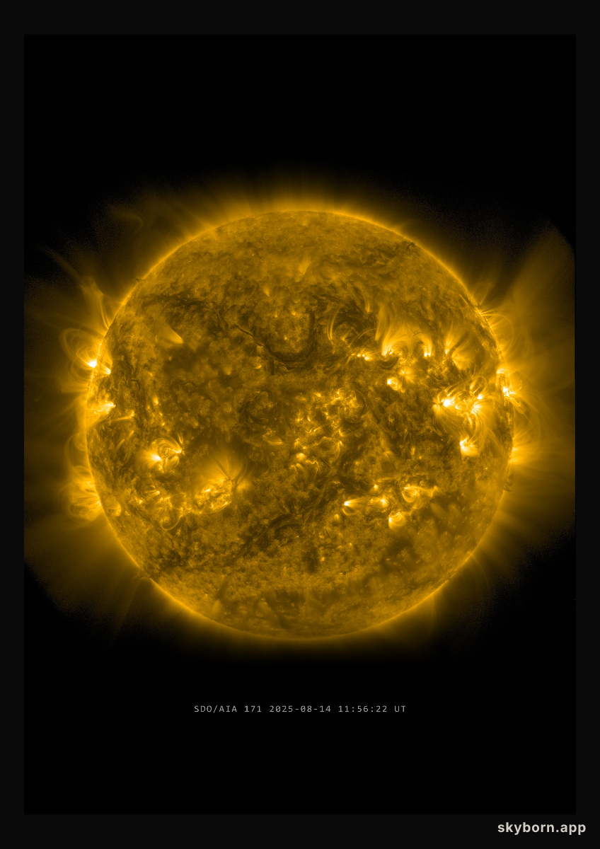 The Sun on 14 August 2025