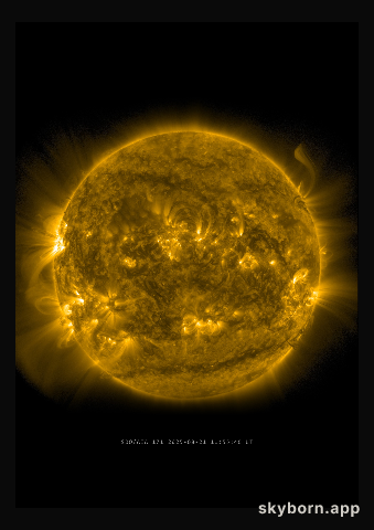 The Sun on 21 August 2025
