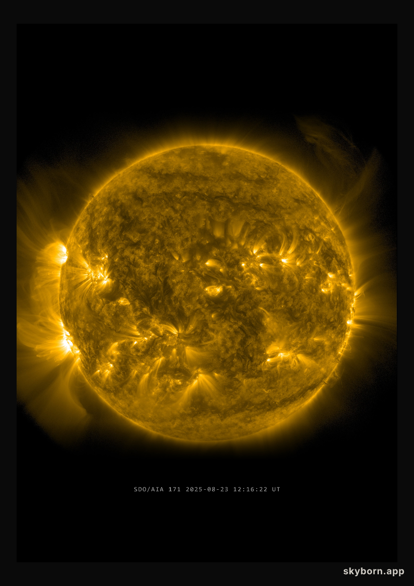The Sun on 23 August 2025