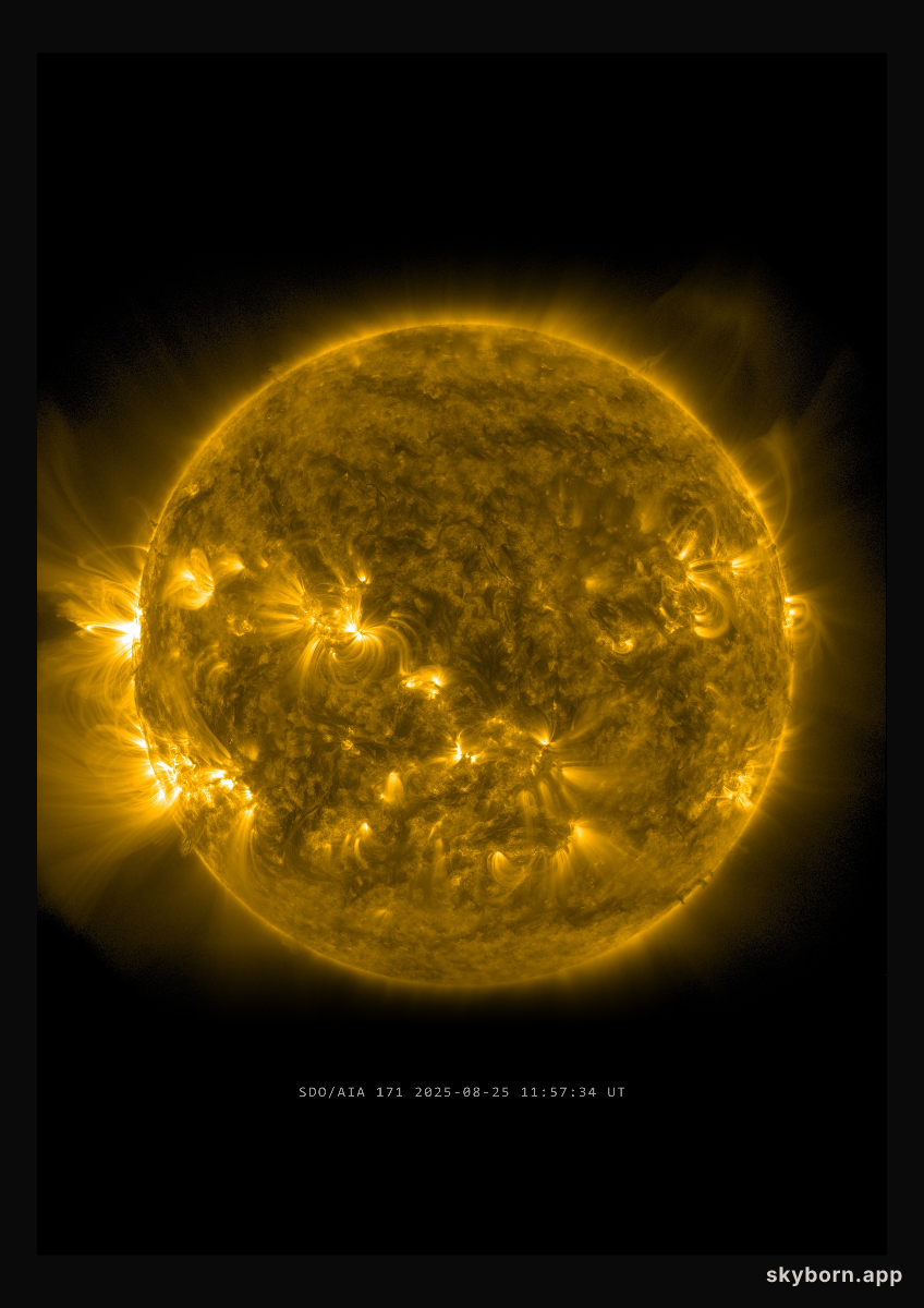 The Sun on 25 August 2025