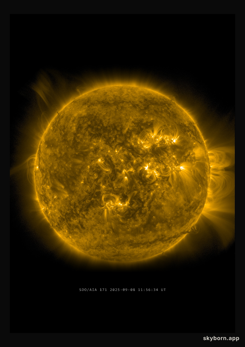 The Sun on 8 September 2025