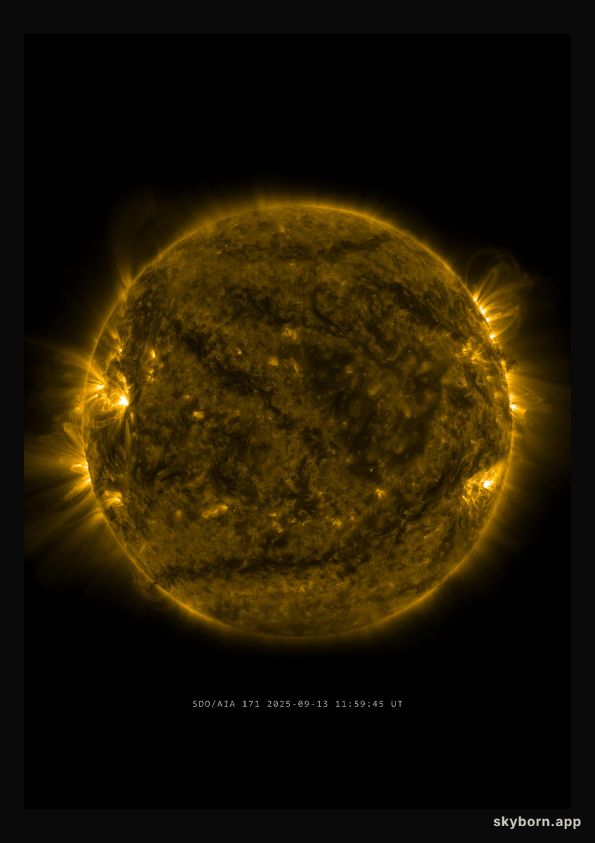 The Sun on 13 September 2025
