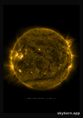 The Sun on 14 September 2025