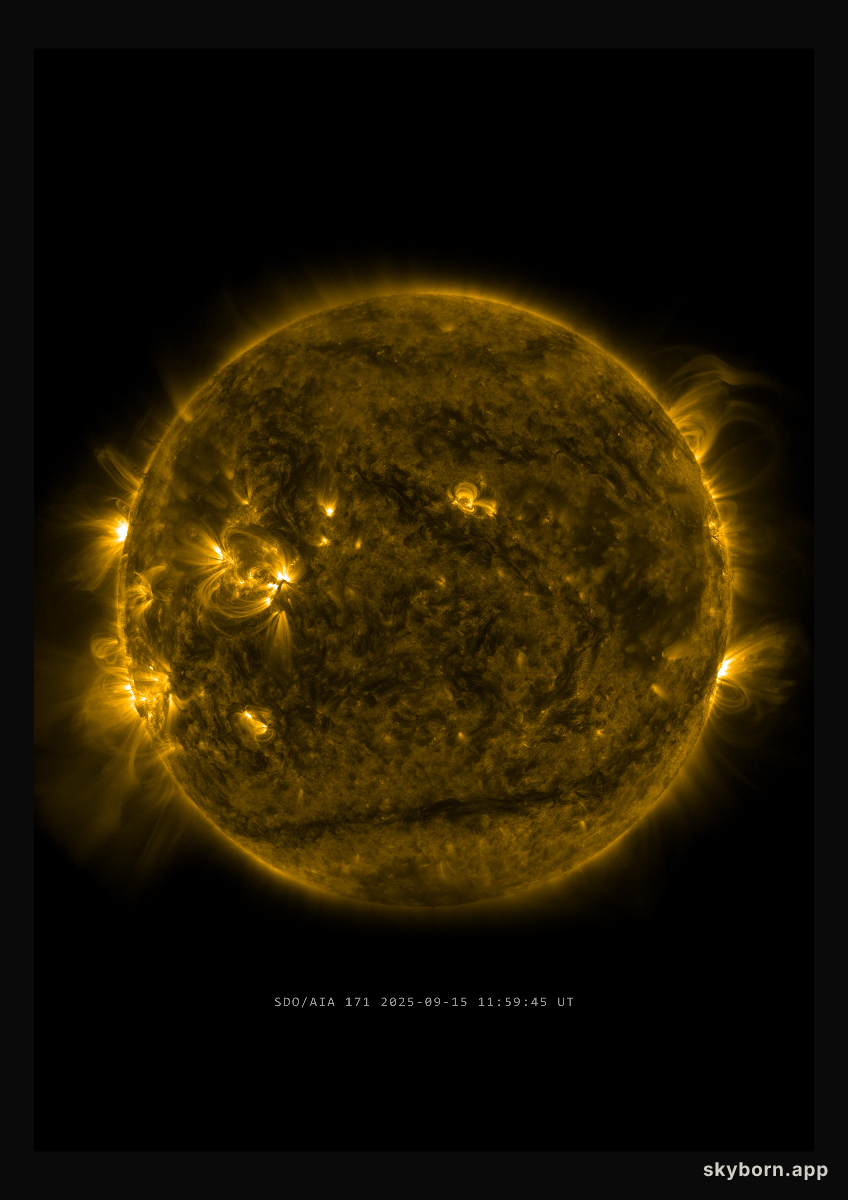 The Sun on 15 September 2025