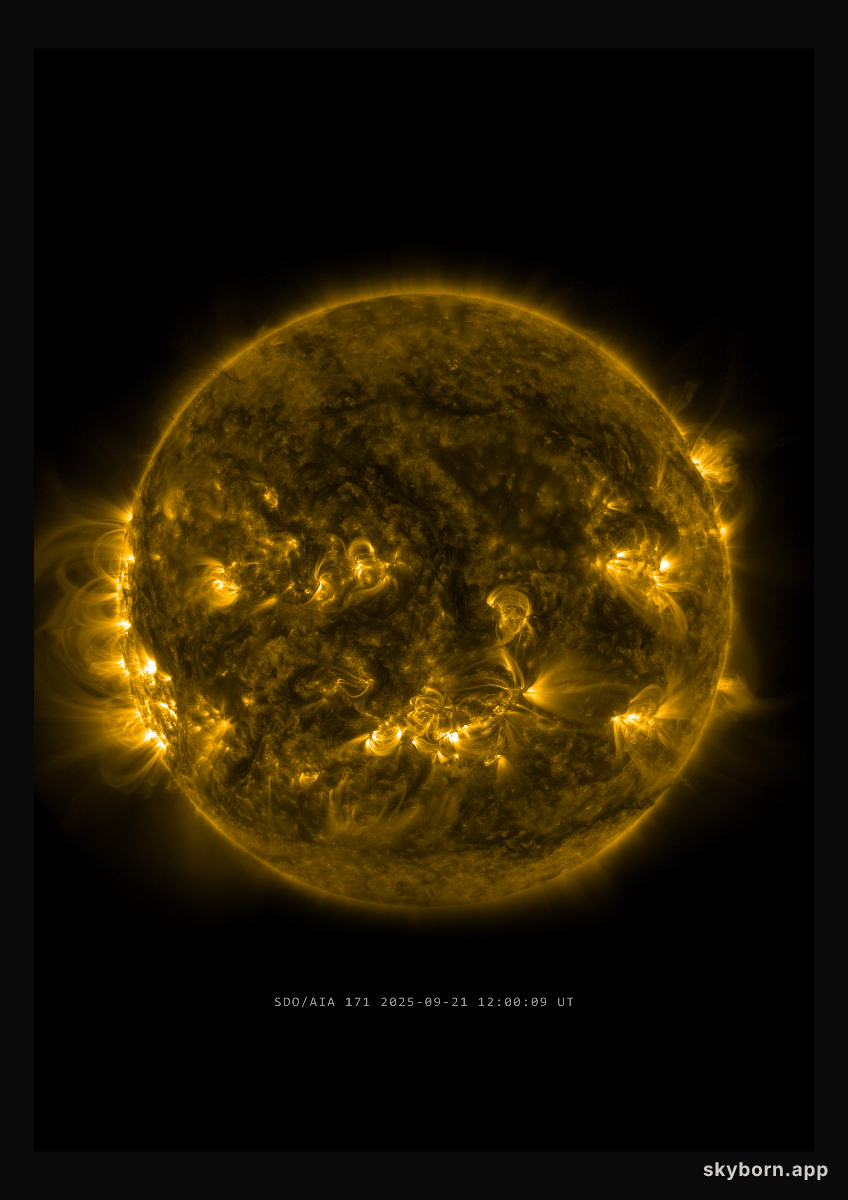 The Sun on 21 September 2025