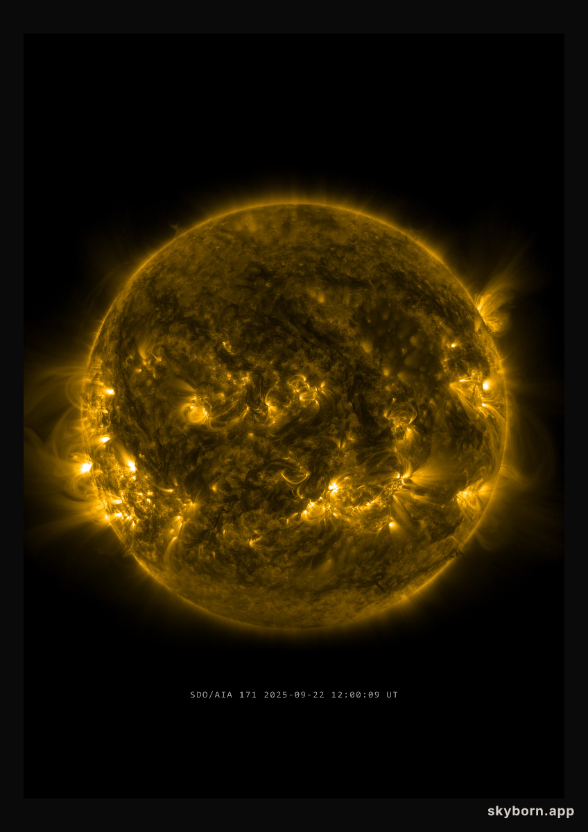The Sun on 22 September 2025