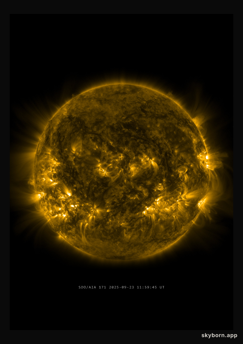 The Sun on 23 September 2025