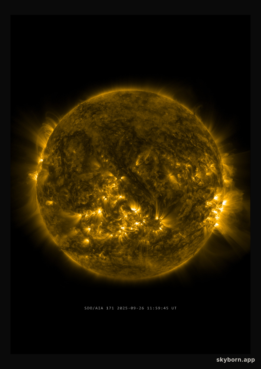 The Sun on 26 September 2025