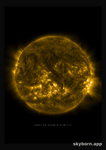 The Sun on 26 September 2025