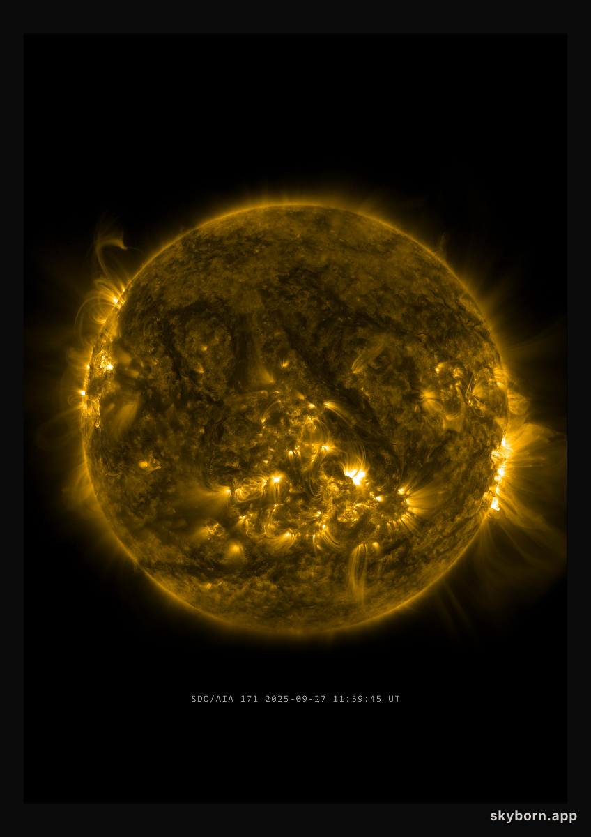 The Sun on 27 September 2025