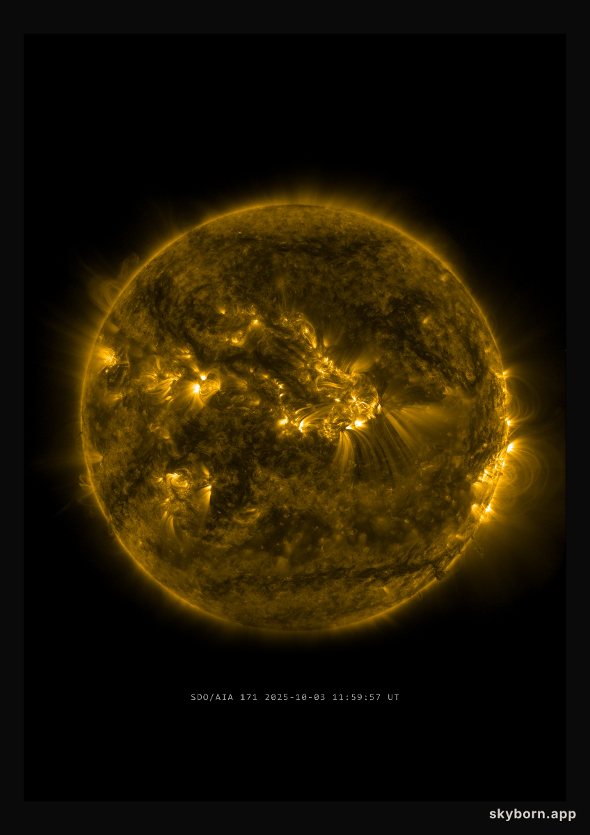 The Sun on 3 October 2025