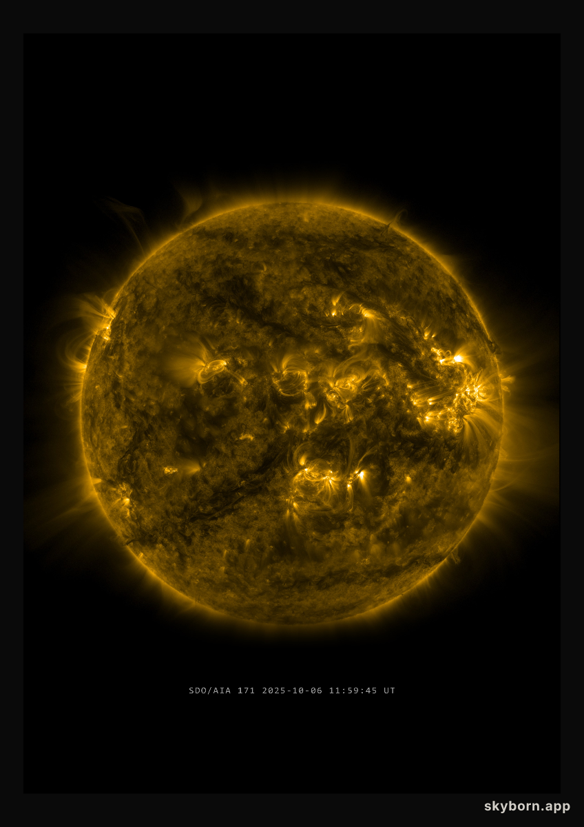 The Sun on 6 October 2025