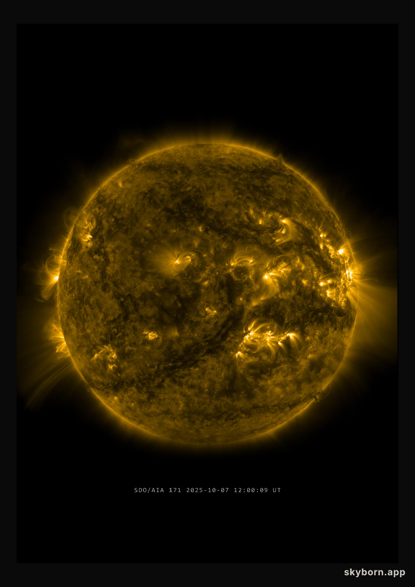 The Sun on 7 October 2025