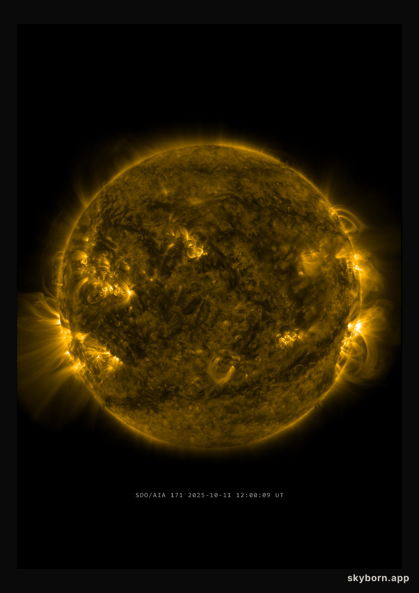 The Sun on 11 October 2025