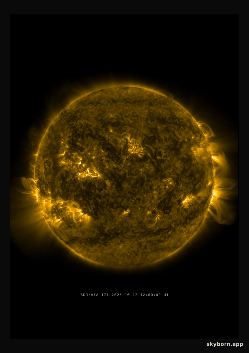 The Sun on 12 October 2025