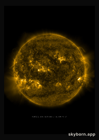 The Sun on 13 October 2025