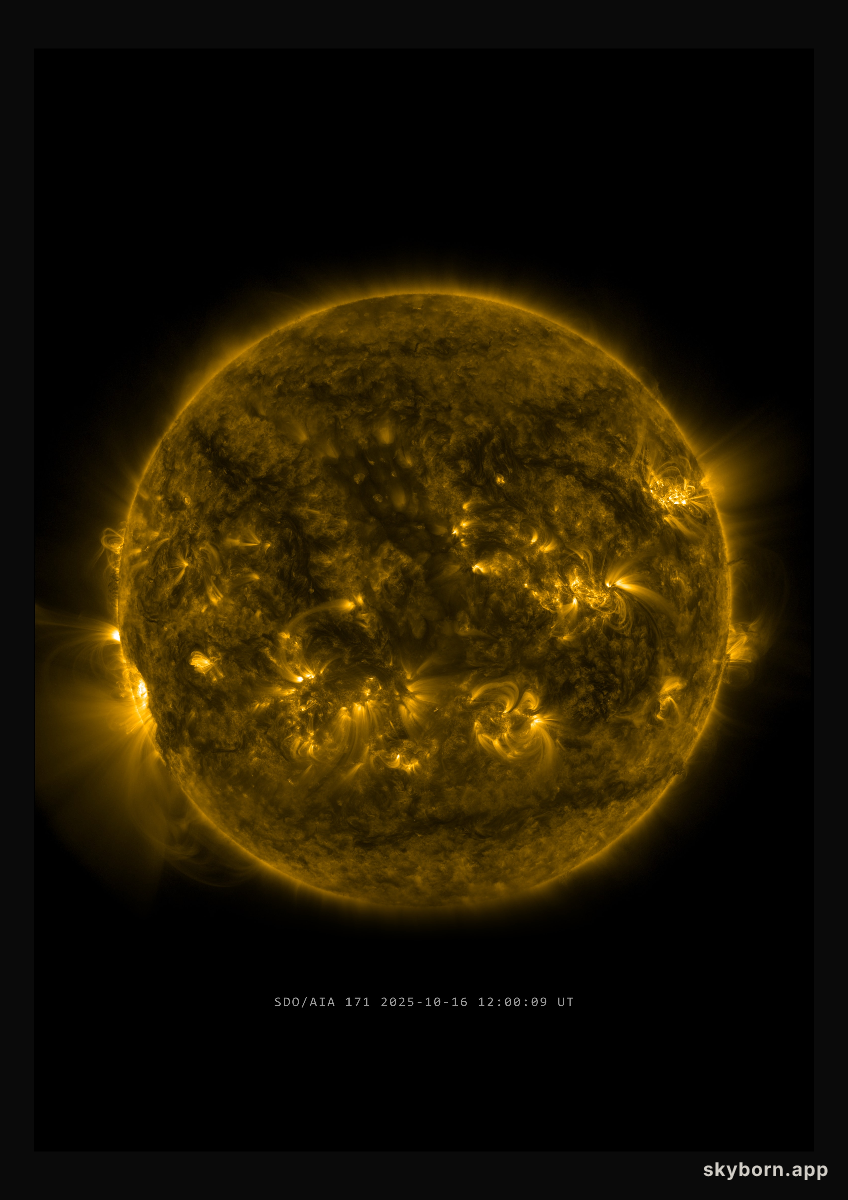 The Sun on 16 October 2025