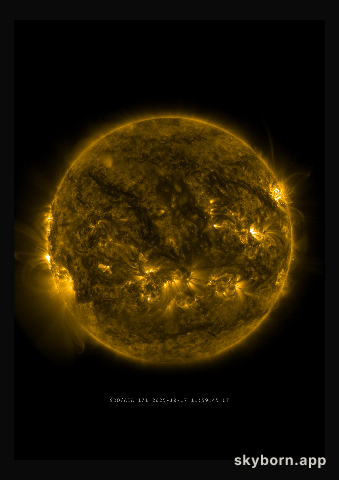 The Sun on 17 October 2025