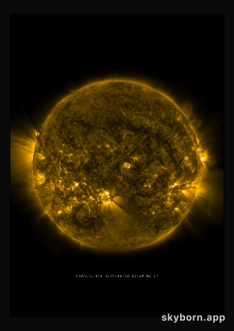 The Sun on 21 October 2025