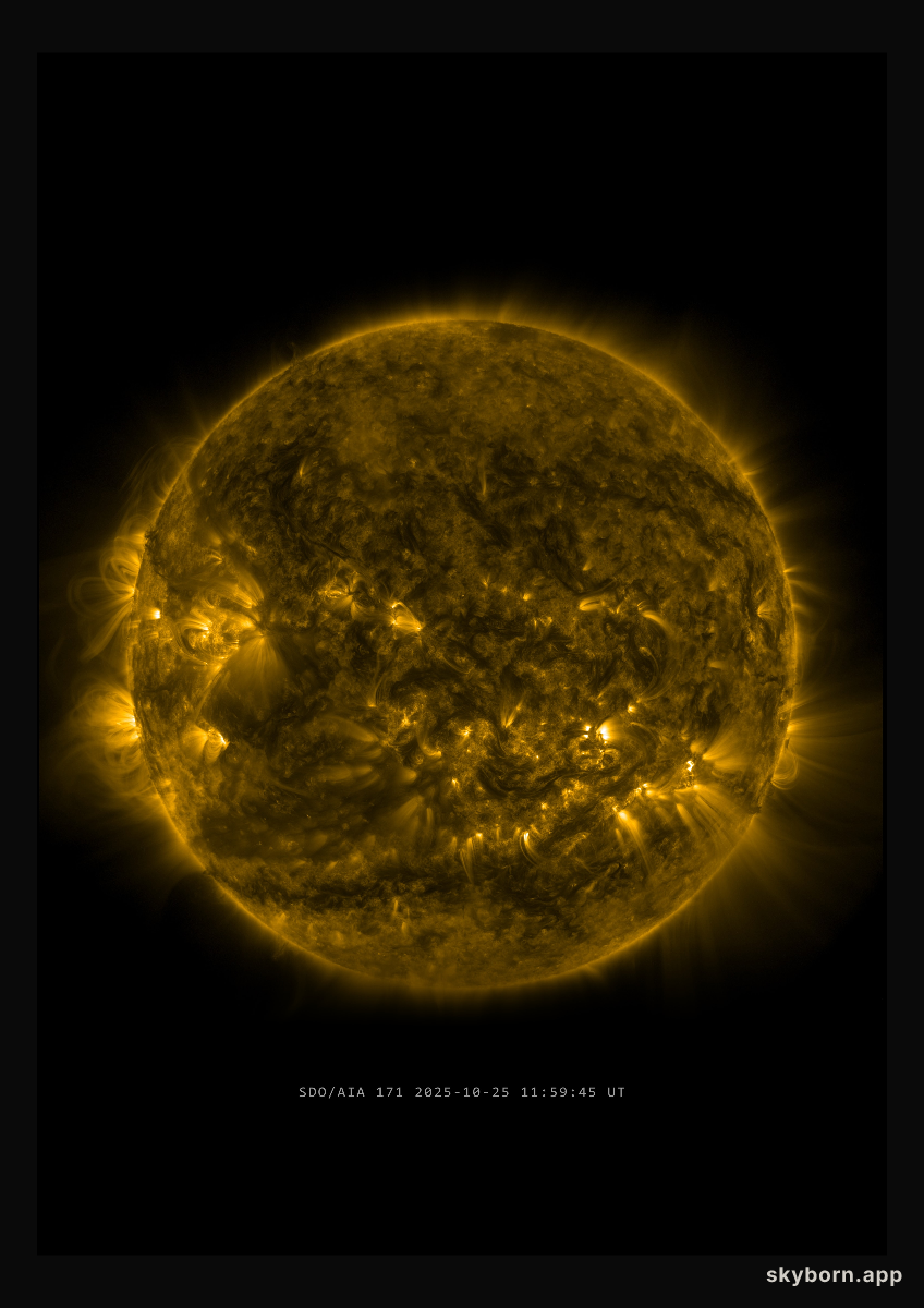 The Sun on 25 October 2025