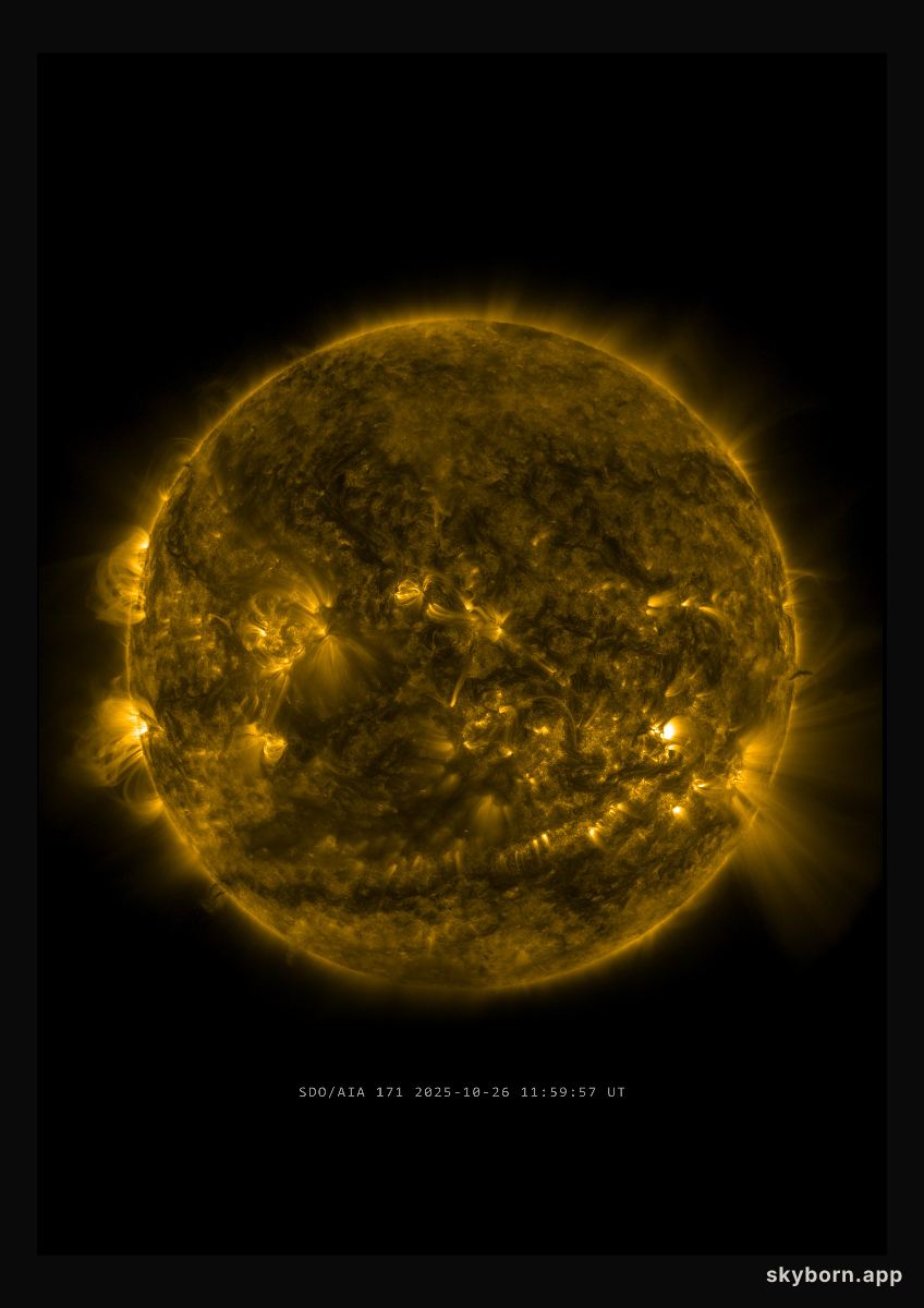 The Sun on 26 October 2025