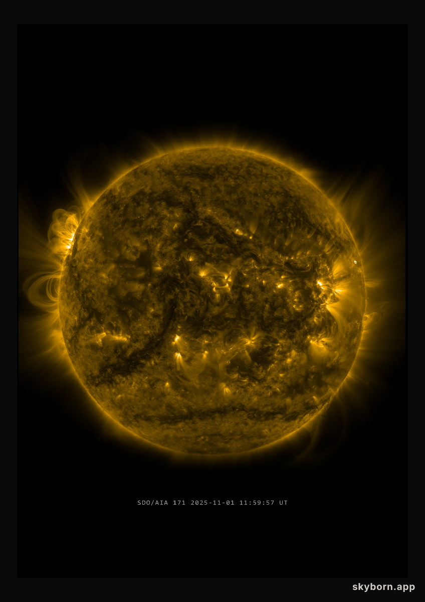 The Sun on 1 November 2025
