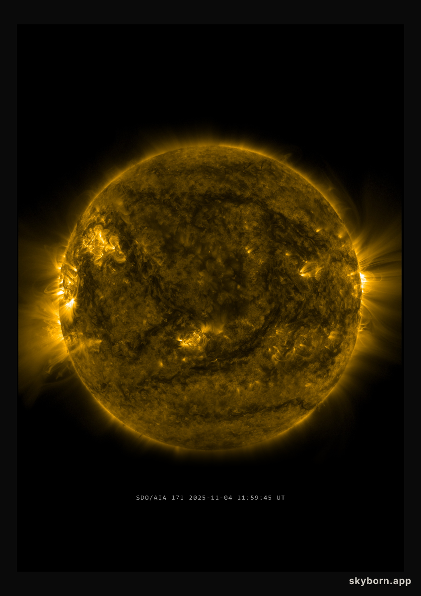 The Sun on 4 November 2025