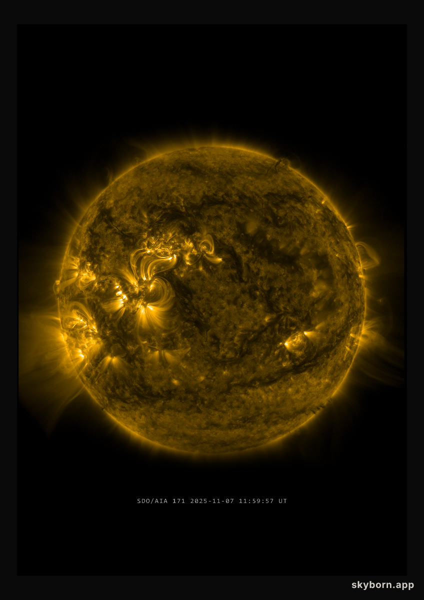 The Sun on 7 November 2025