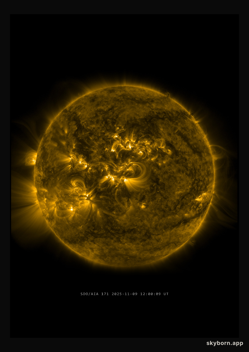 The Sun on 9 November 2025