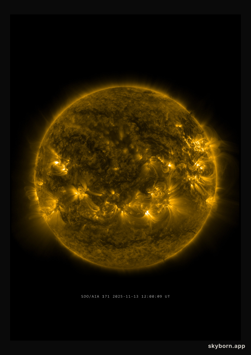 The Sun on 13 November 2025