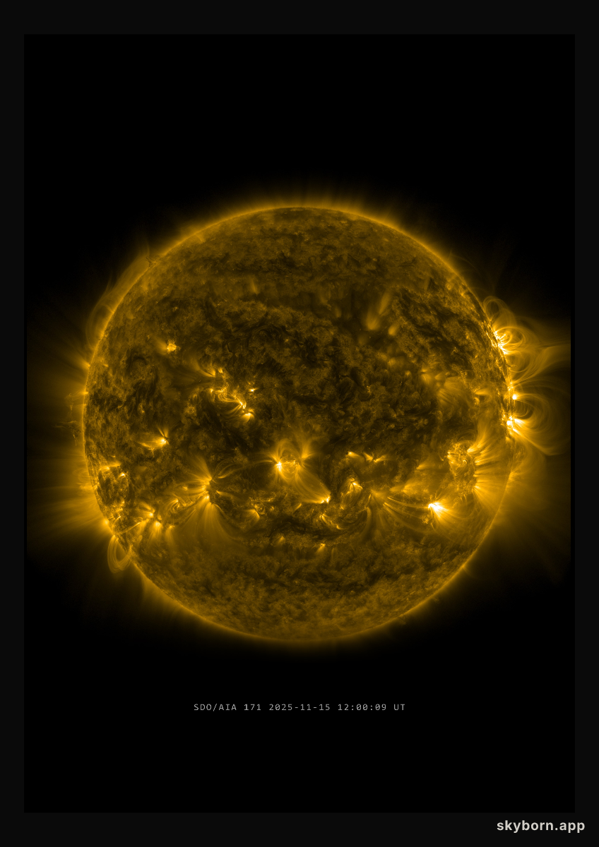 The Sun on 15 November 2025