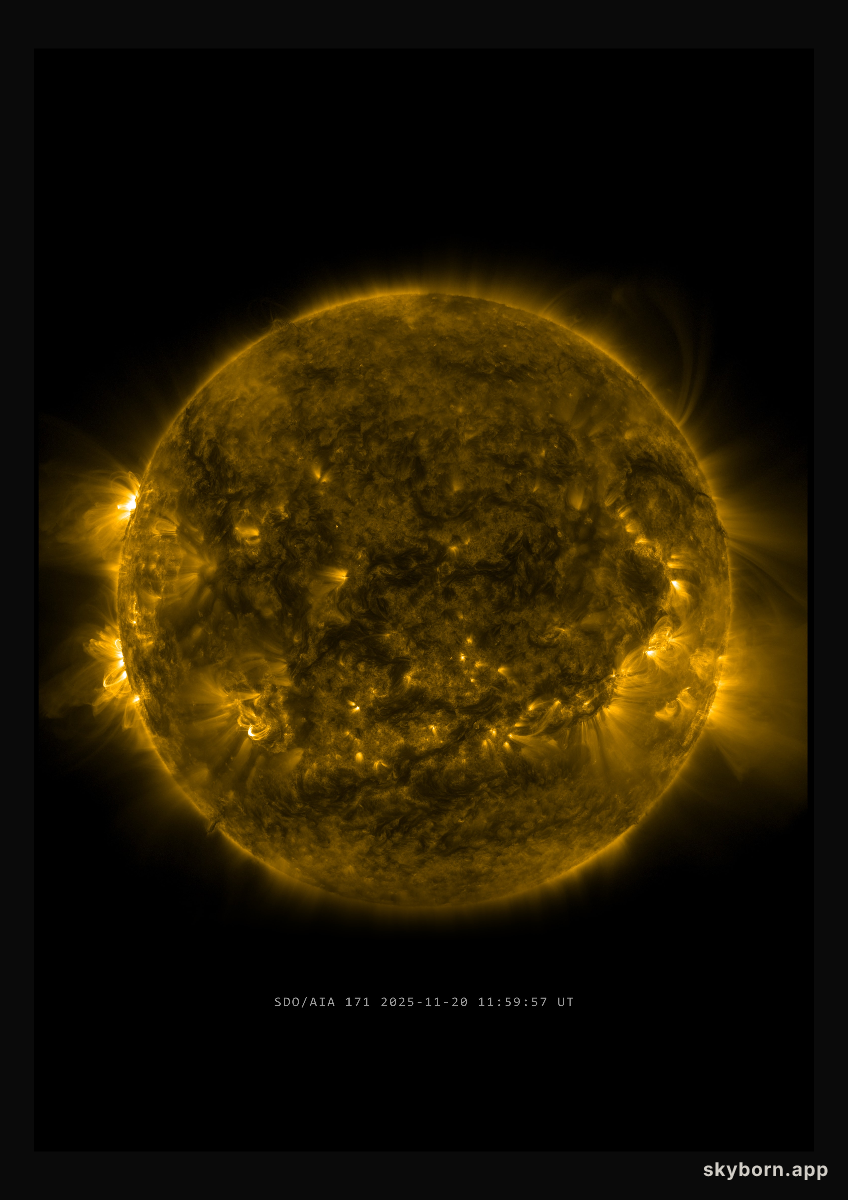 The Sun on 20 November 2025