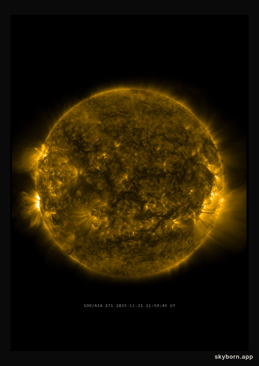 The Sun on 21 November 2025
