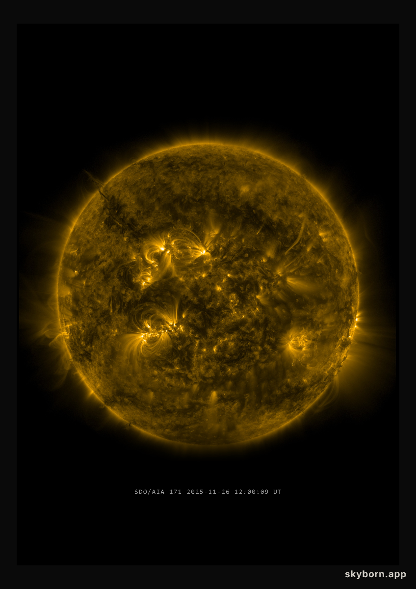 The Sun on 26 November 2025