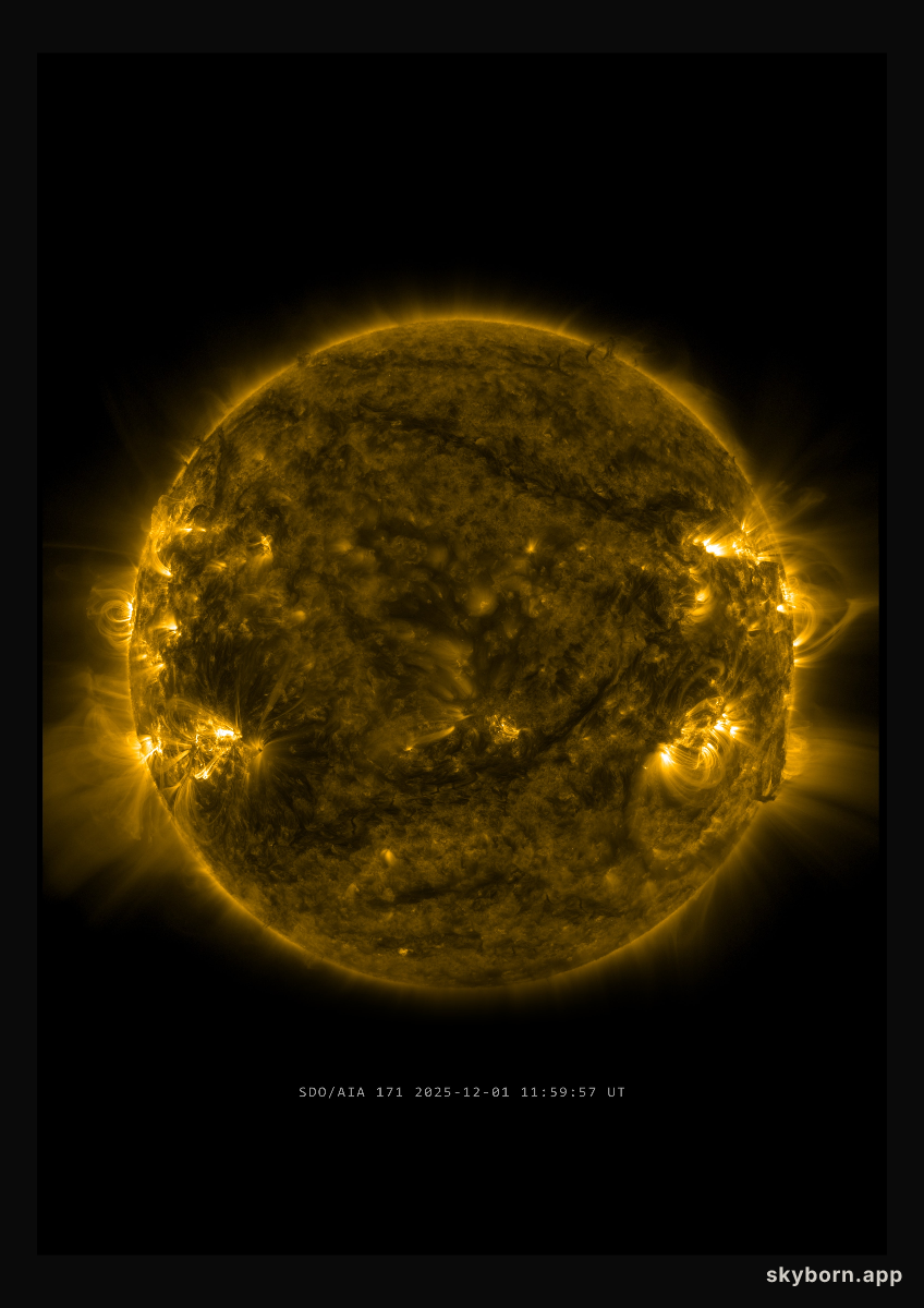 The Sun on 1 December 2025