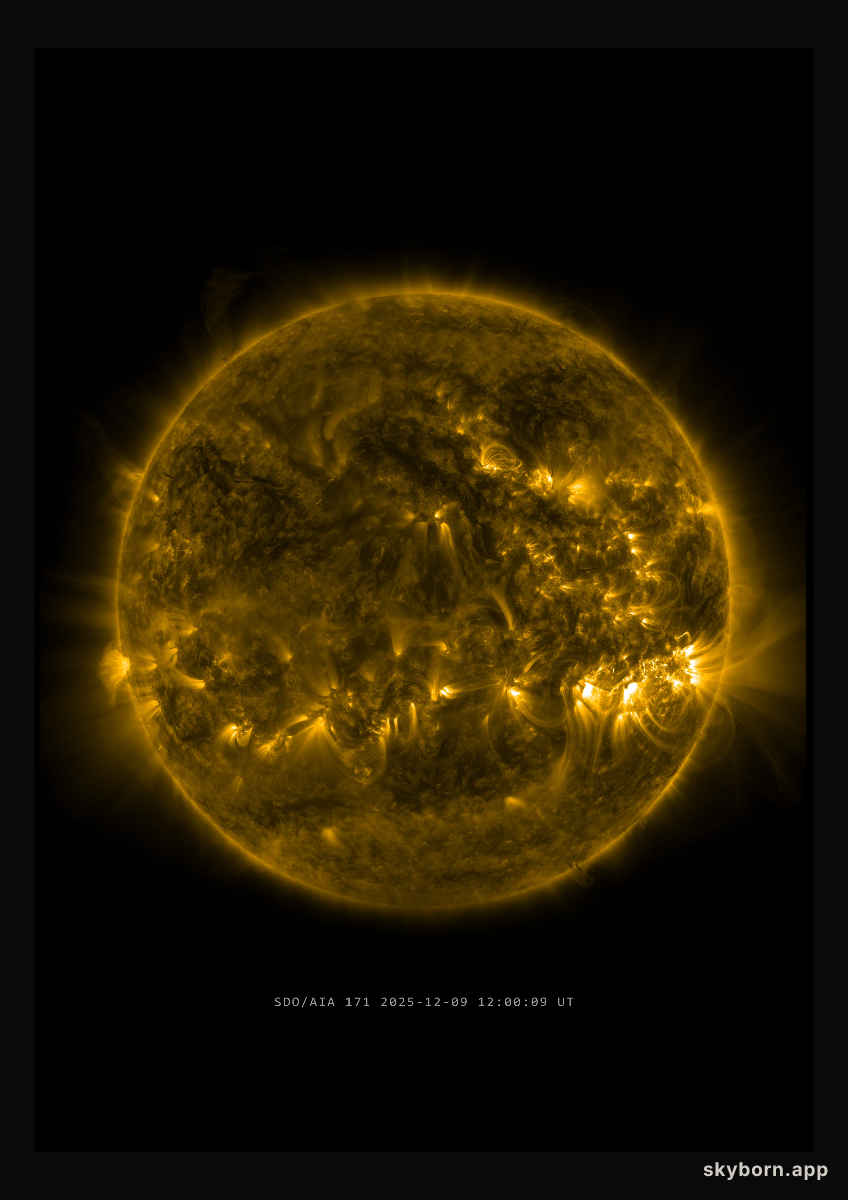 The Sun on 9 December 2025
