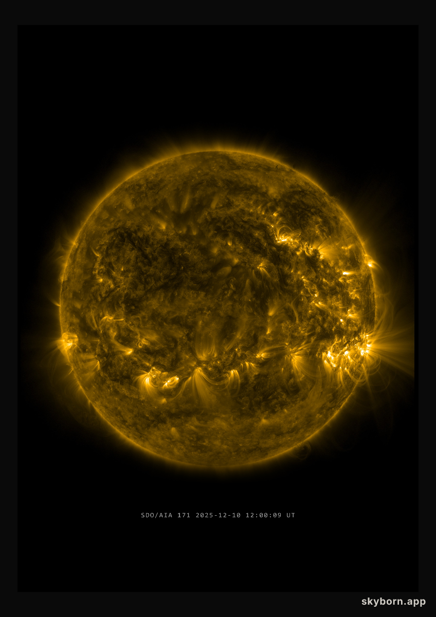 The Sun on 10 December 2025
