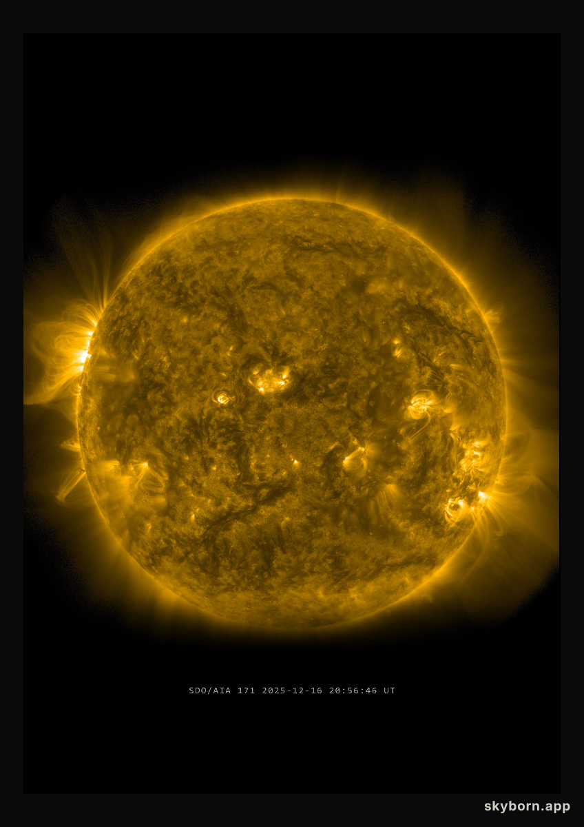 The Sun on 16 December 2025