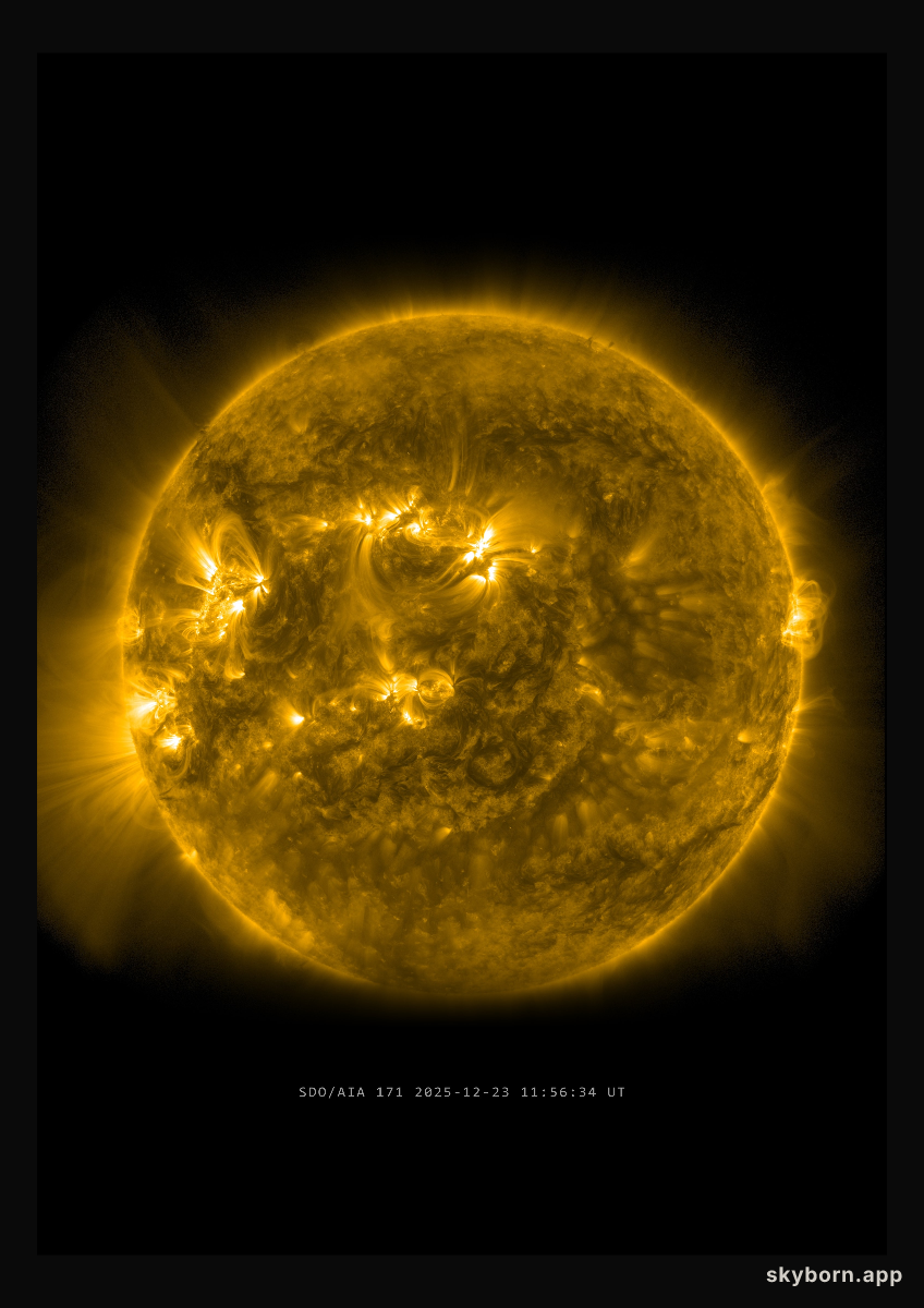 The Sun on 23 December 2025