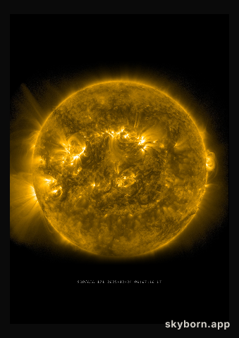 The Sun on 24 December 2025