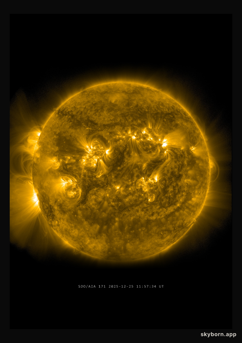 The Sun on 25 December 2025