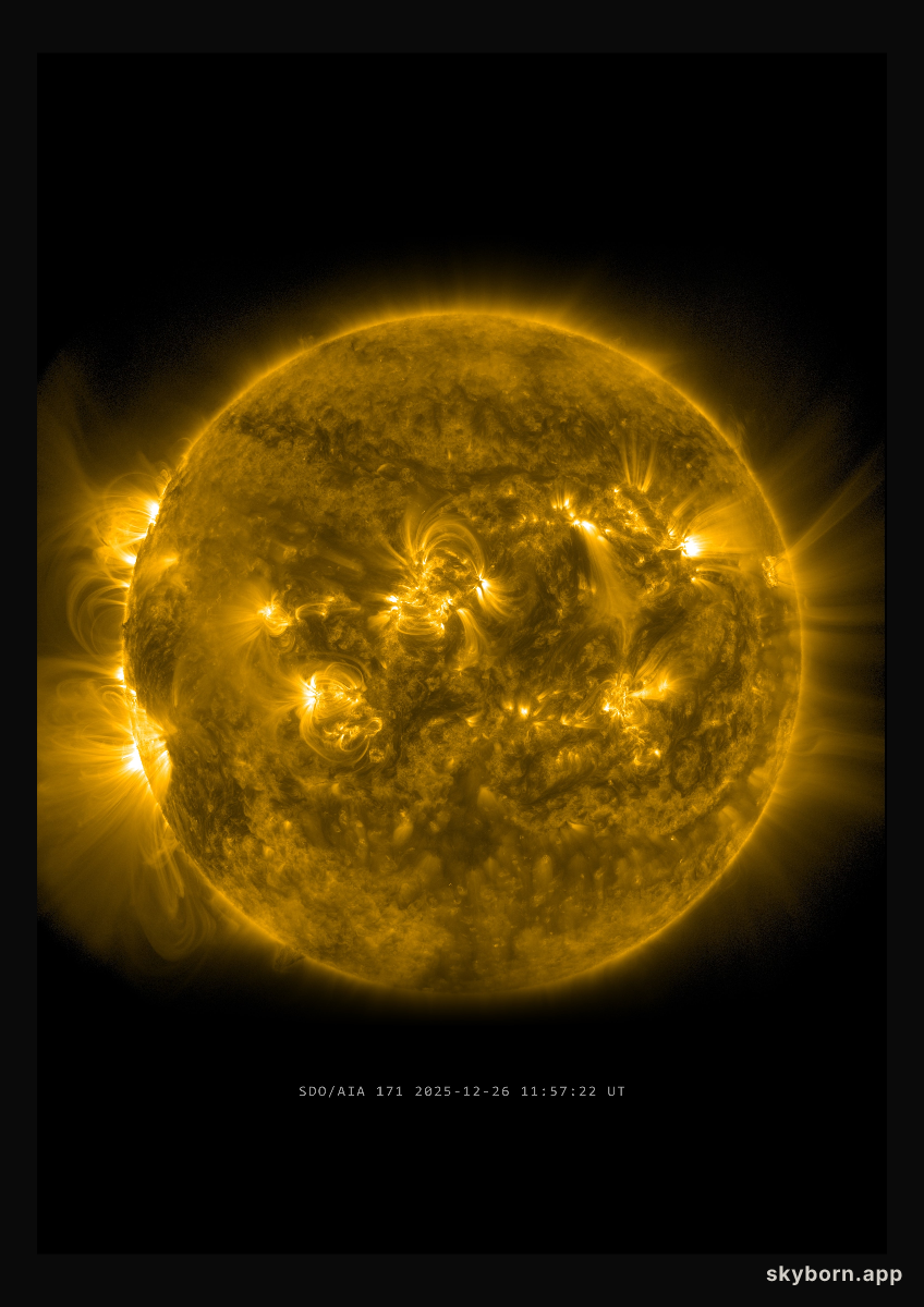 The Sun on 26 December 2025