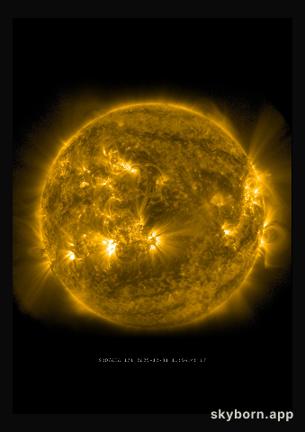 The Sun on 31 December 2025