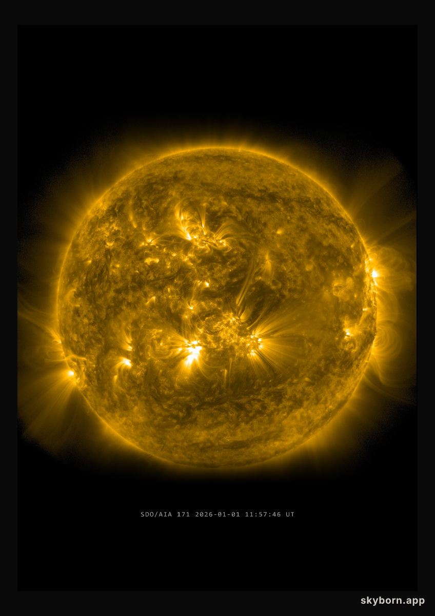 The Sun on 1 January 2026