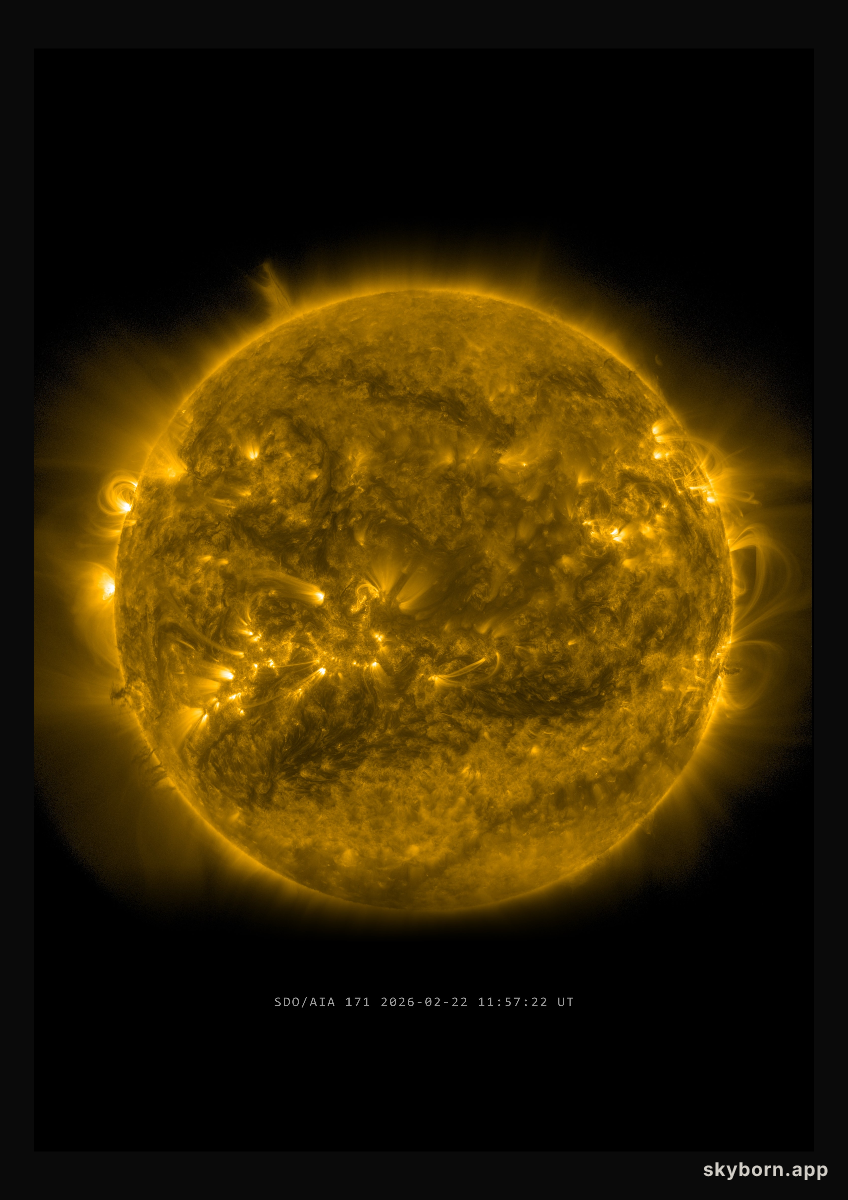 The Sun on 22 February 2026