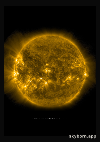 The Sun on 21 July 2026