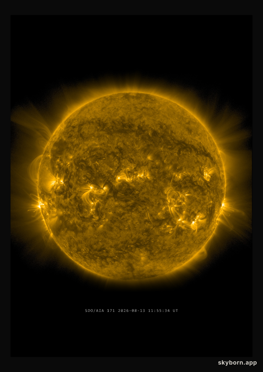 The Sun on 13 August 2026
